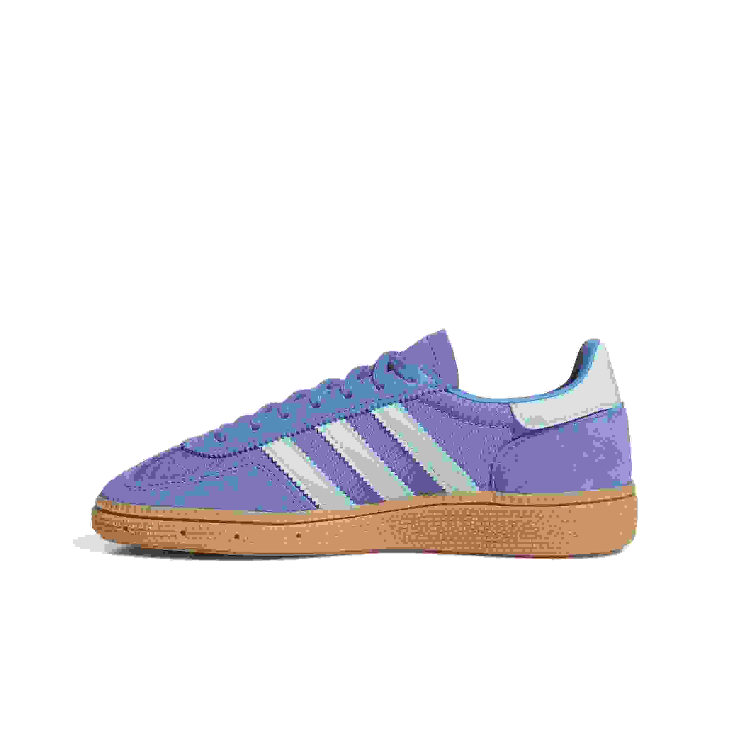 adidas Originals Handball Spezial Grade School Girls' "Real Lilac/Icey Blue/Gum 4" Shoe